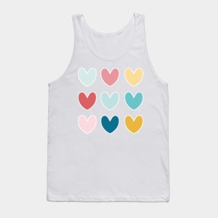 Colorful Hearts Tank Top